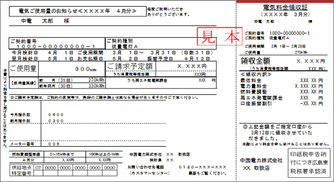検針票