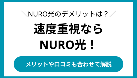NURO光　デメリット