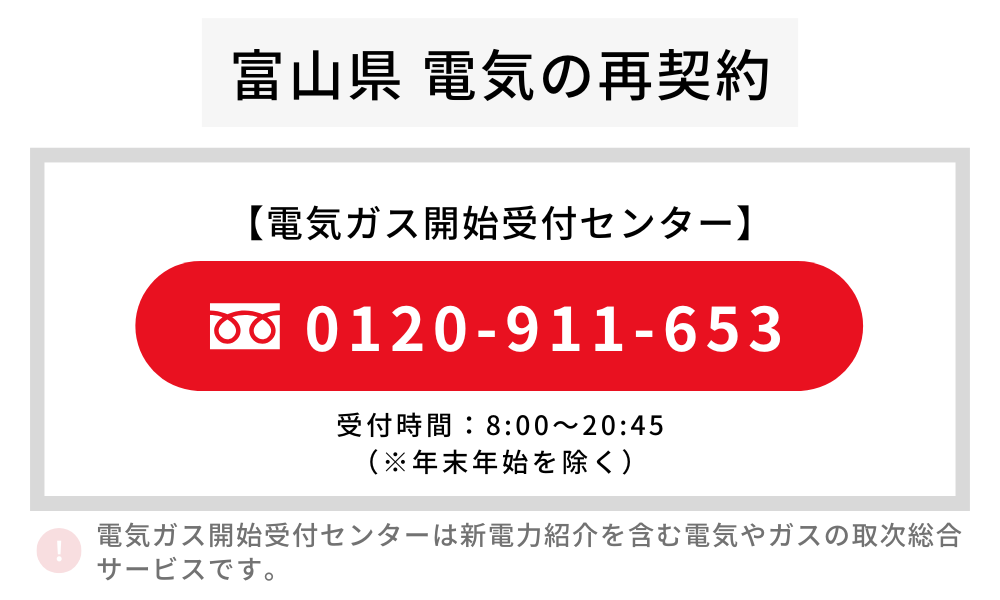 売れ筋がひ贈り物！ 富山県】電気が止まった！再契約・問い合わせ連絡先 小物